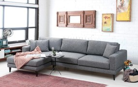 Sofá-Cama de Canto Nordic – Cinzento Escuro – 303 cm x 160 cm