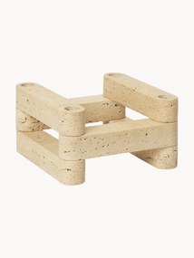 Castiçal modular em travertino Newel
