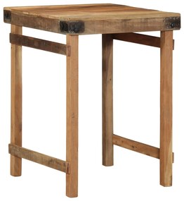 Mesa de Jantar vidaXL 55x60x76 cm em Madeira Recuperada