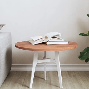 vidaXL Tampo de mesa redondo Ø50x1,5 cm madeira de faia maciça