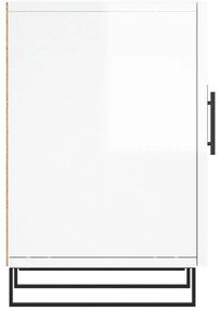 Móvel de TV 150x30x50 cm derivados de madeira branco brilhante