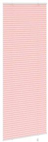 Rosa Plissada Cega 70x200 cm Largura Tecido 69,4 cm Poliéster