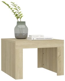 Mesa de centro 50x50x35 cm derivados de madeira carvalho sonoma