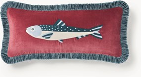 Capa de almofada com franjas Triton