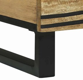 Mesa de Centro - 80 x 50 x 40 cm, Madeira de Mangueira Maciça