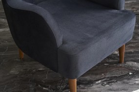 Cadeira Wing Karina – Antracite – 73x87x80 cm
