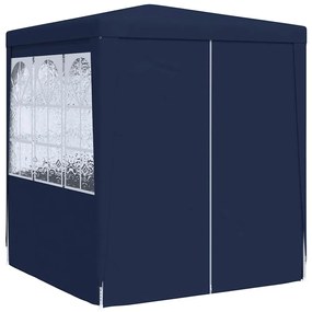 Tenda festas com paredes laterais 2,5x2,5m 90g/m² azul