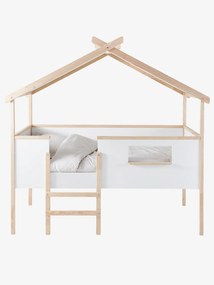 Cama-cabana Montessori, para criança, Robinson branco claro bicolor/multicolo
