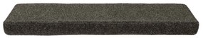 Tapetes de escada autoadesivos 30 pcs 65x21x4 cm antracite