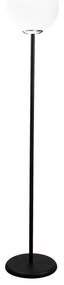 Candeeiro de Pé Lik – Preto e Branco – 30 x 30 cm, Altura 155 cm