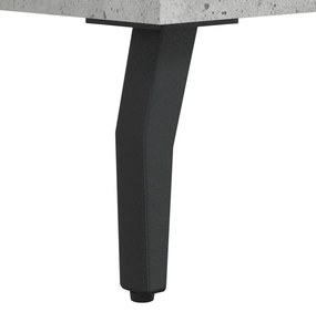Mesas de cabeceira 2pcs derivados de madeira cinza cimento