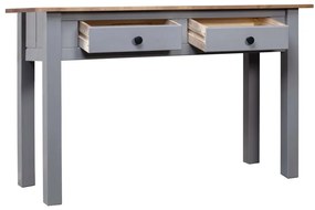 Mesa consola 110x40x72 cm pinho maciço Panama cinzento