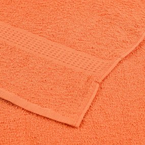 Toalhas de banho 10 pcs 100x150 cm 360 gsm 100% algodão laranja