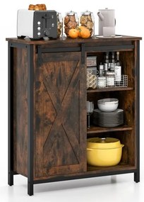 Mesa lateral moderna em formato de C com 2 níveis e estrutura de metal - branca