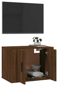Móvel de TV para parede 57x34,5x40 cm carvalho castanho