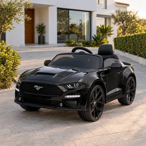 Carro elétrico para crianças Ford Mustang 24V Pneus EVA Preto