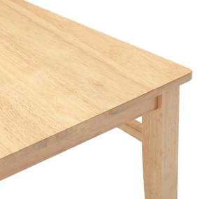 Cadeiras de jantar 2 pcs madeira de seringueira maciça