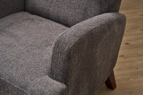 Cadeira de Orelhas Kana – Cinzento – 76x91x87 cm