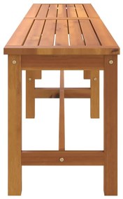 Banco de jardim 180x35x45 cm madeira de acácia maciça