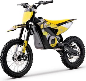 Mini moto elétrica para crianças velocidade até 38 km/h aprox. C/Limitador 1600W DORADO PD7 14/12" Amarela