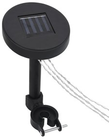 Gazebo com luzes LED com painel solar