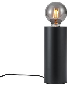 Candeeiro de mesa moderno preto 24cm - Cylinder Moderno