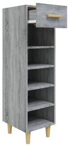 Sapateira 30x35x105 cm derivados de madeira cinzento sonoma