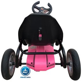 Kart Electrico para crianças Dongma 12V Rosa