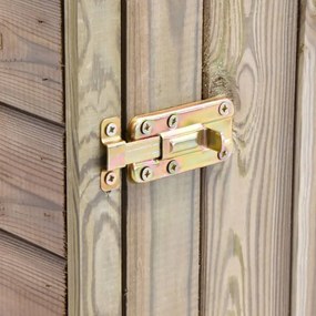 Abrigo ferramentas jardim porta 69,5x32x178cm pinho impregnado