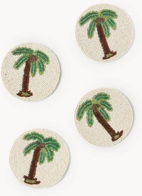 Bases para copos Palm Tree, conjunto de 4