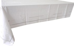 170x270 Toalha de mesa de linho bordada a mão - bordados da lixa Creative Rosemary 2021