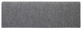 Tapetes de escada autoadesivos 30 pcs 65x21x4cm cinzento-claro