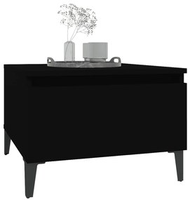 Mesa de apoio 50x46x35 cm derivados de madeira preto