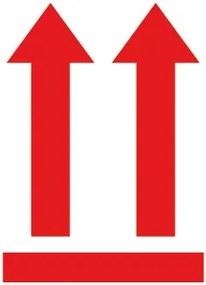 Rolo de Etiquetas Autocolantes Posição Vertical (Setas) 90x130 mm Apli