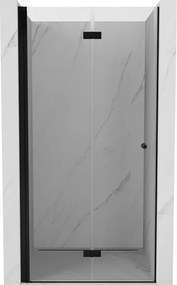 Mexen Mist-F porta de duche dobrável esquerda 60 cm, transparente, preto - 8A6-060-000-70-00-L
