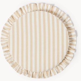 Almofadas de assento às riscas Ivette, conjunto de 2