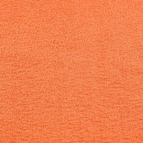 Toalhas de sauna 4 pcs 80x200 cm 360 gsm 100% algodão laranja