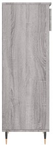 Sapateira 40x36x105 cm derivados de madeira cinzento sonoma