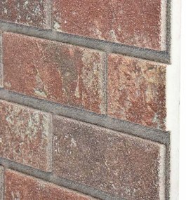 Painéis parede 3D design tijolo castanho-escuro/cinza 10pcs EPS