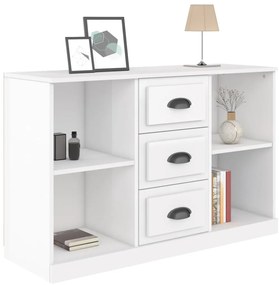 Aparador 104,5x35,5x67,5 cm derivados madeira branco brilhante