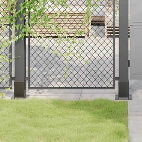 vidaXL Bases de coluna quadradas 12 peças 91x91 mm aço revestido a pó