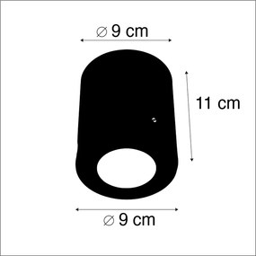 LED Foco moderno cinzento IP55 GU10 - FRANCA Moderno