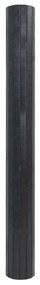 Tapete retangular 70x100 cm bambu cinzento
