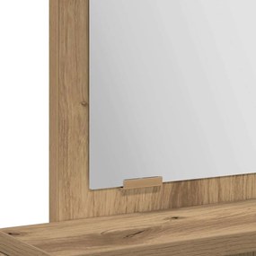 Mesa de Maquiagem vidaXL com Gavetas em Carvalho Artisan 50x41x140 cm