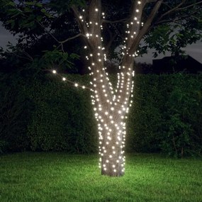 328952 vidaXL Luzes solares 5pcs 5x200 LED p/ interior/exterior branco frio
