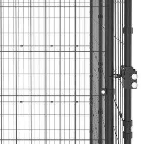 Canil de exterior 110x220x180 cm aço