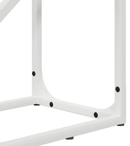 Suporte para lenha 40x25x100 cm aço laminado a frio branco