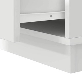 Mesa de Cabeceira com Luzes LED Brancas 39x34,5x50 cm