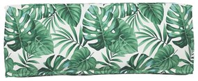 Capa de Almofada para Encosto com Estampa de Folhas - 120x40x12 cm - T
