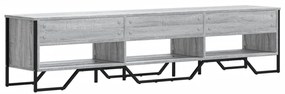 Móvel de TV 180x34x41 cm derivados de madeira cinzento sonoma